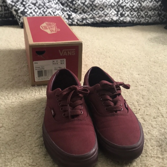 vans authentic maroon original
